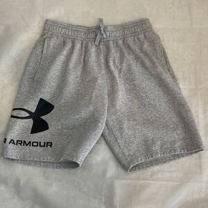 Under Armour Men's Heather Gray Athletic Shorts Large